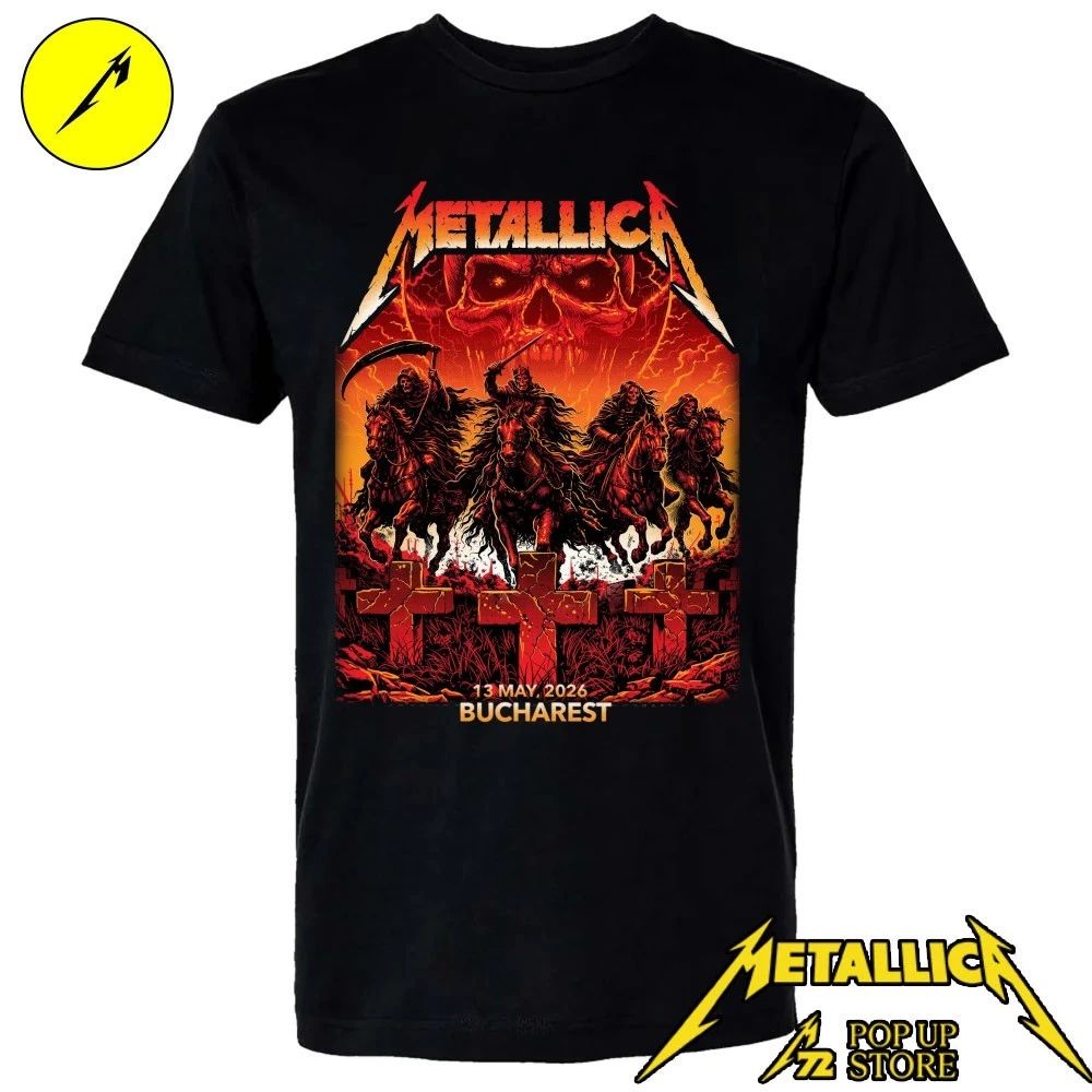 Metallica Bucharest Romania Arena Națională May 13, 2026 M72 World Tour 2026 by Maxx242 Shirt
