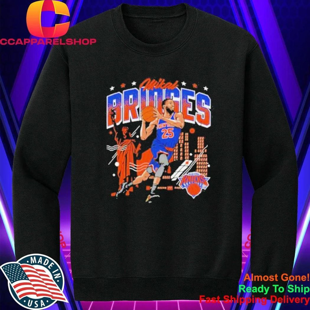 Mikal Bridges New York Basketball Icon Vintage Style Shirt