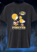 Peanuts Characters Playing Football Forever Not Just When We Win Mizzou T-Shirt