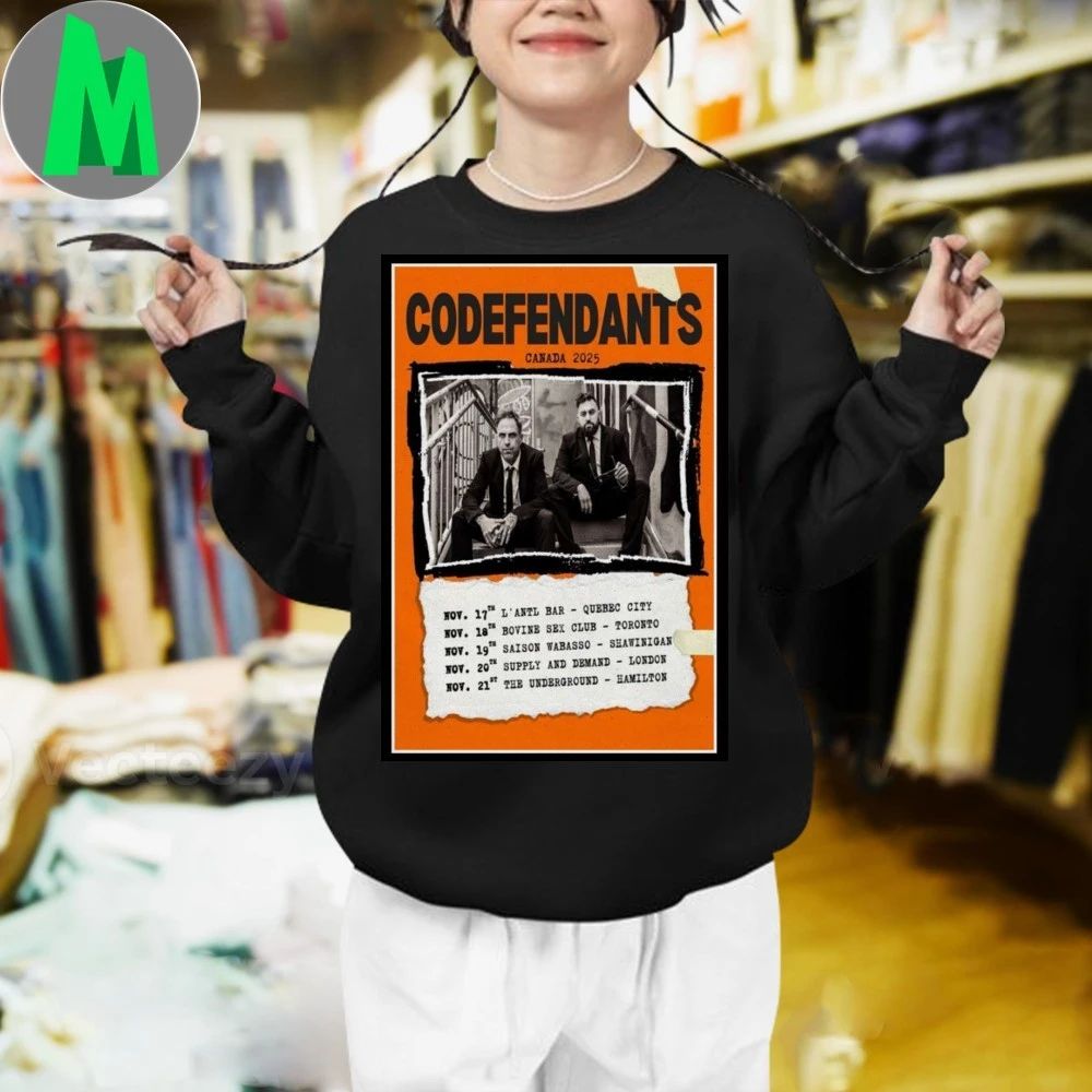Codefendants Canada Tour 2025 Poster Shirt