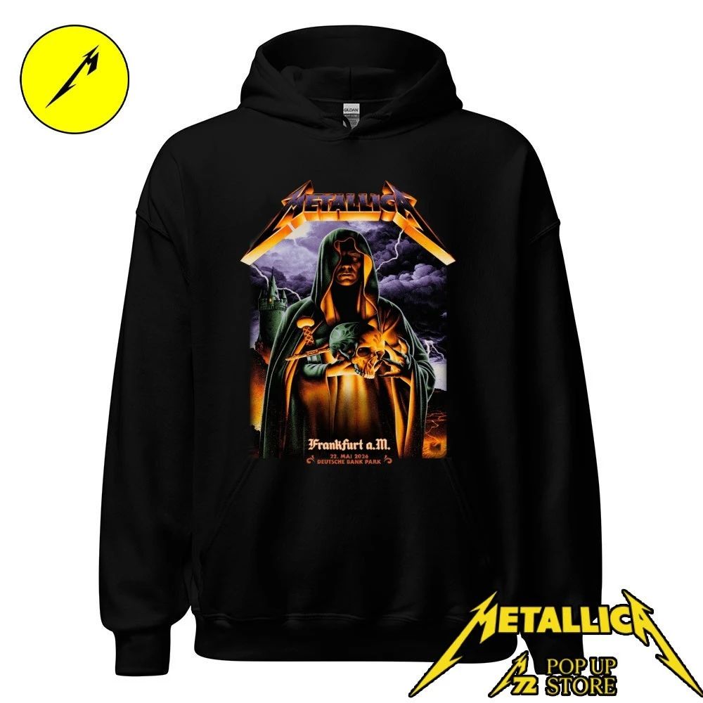 M72 Frankfurt Pop-Up Metallica Poster Max Löffler Design For May 22, 2026 In Frankfurt, Germany At Deutsche Bank Park Shirt