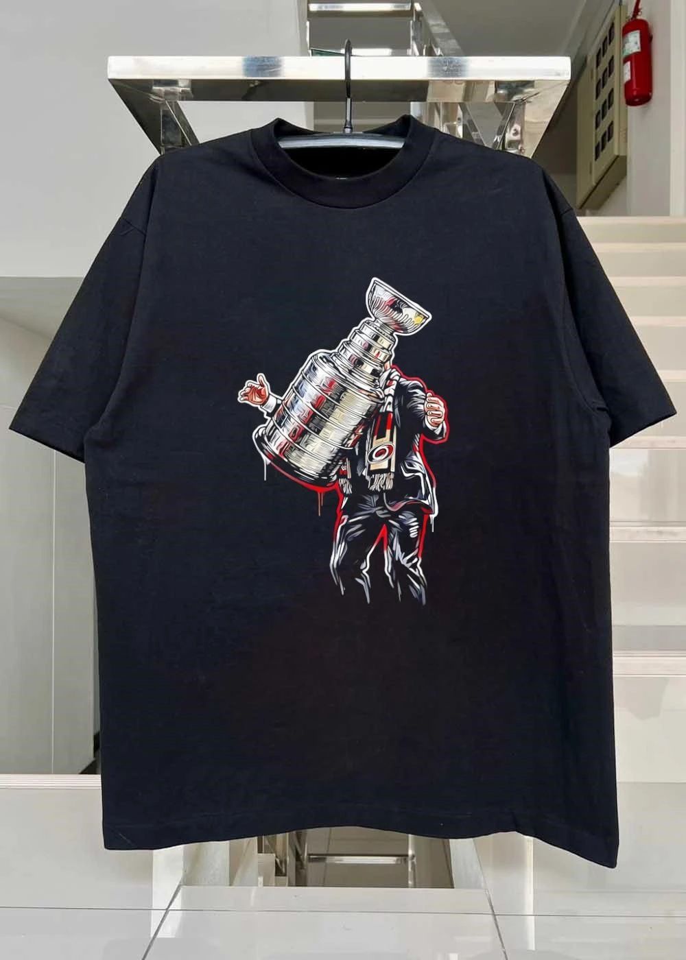 Carolina Hurricanes Stanley Cup Fan Trophy Celebration T-Shirt