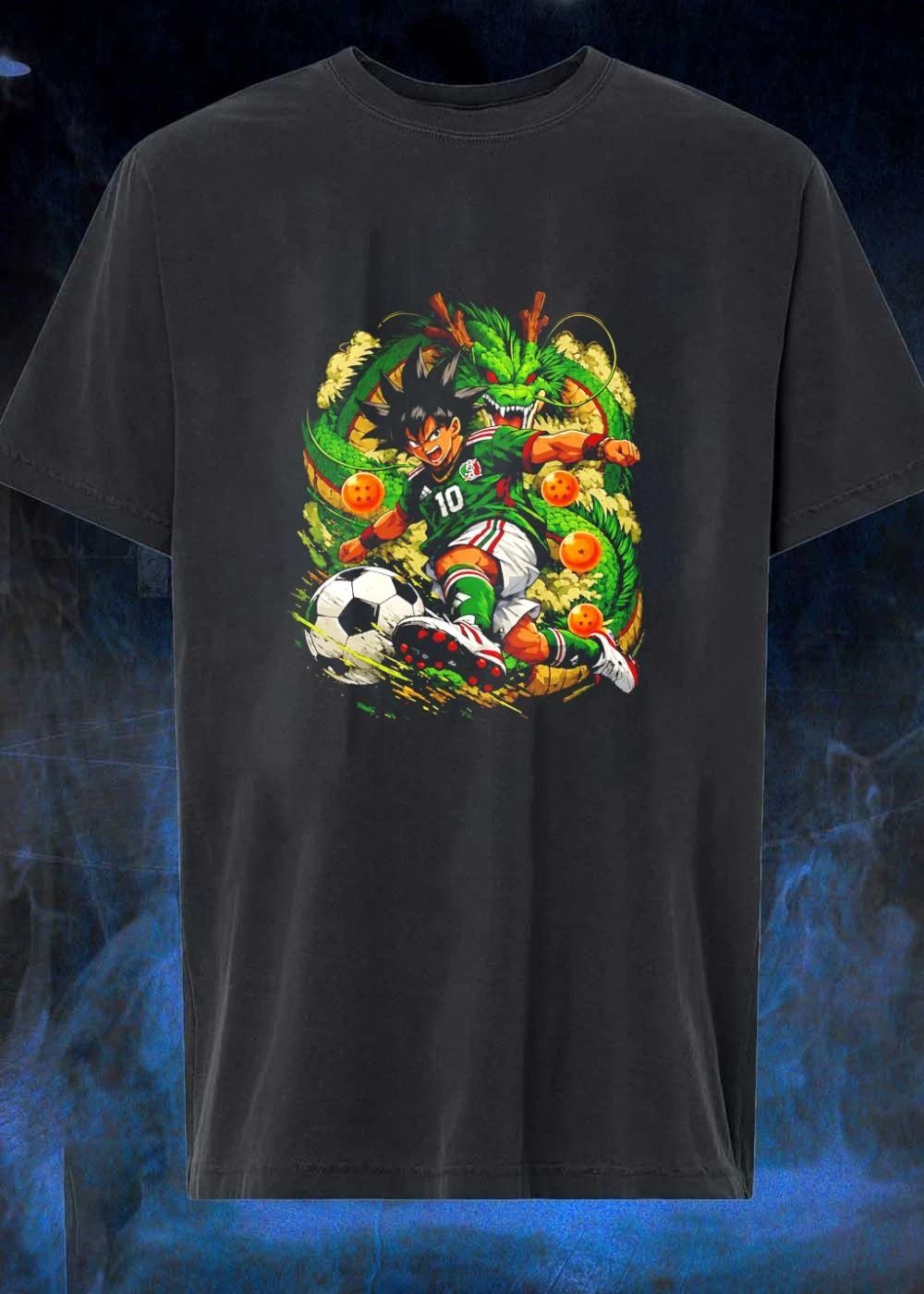 Anime Soccer Fanatic, Anime Boy Kicking Soccer Ball, Mexico 10 Mexico T-Shirt