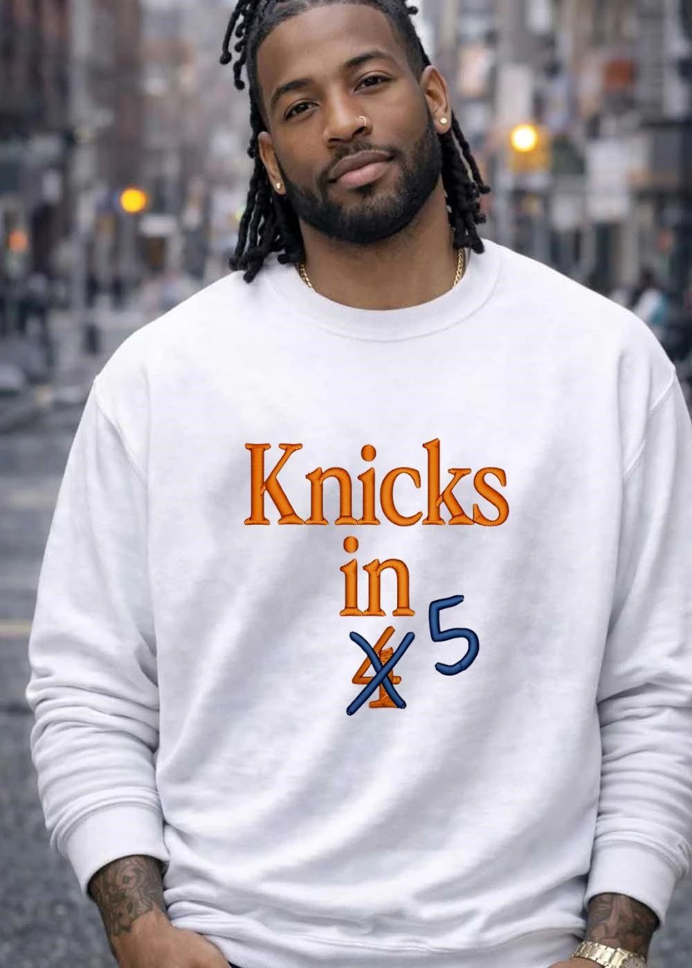 Knicks in 4 5 Basketball T-Shirt