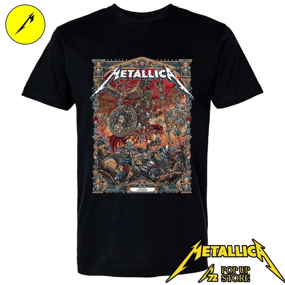 Metallica at Olympic Stadium in Athens, Greece, on May 9, 2026 Shirt