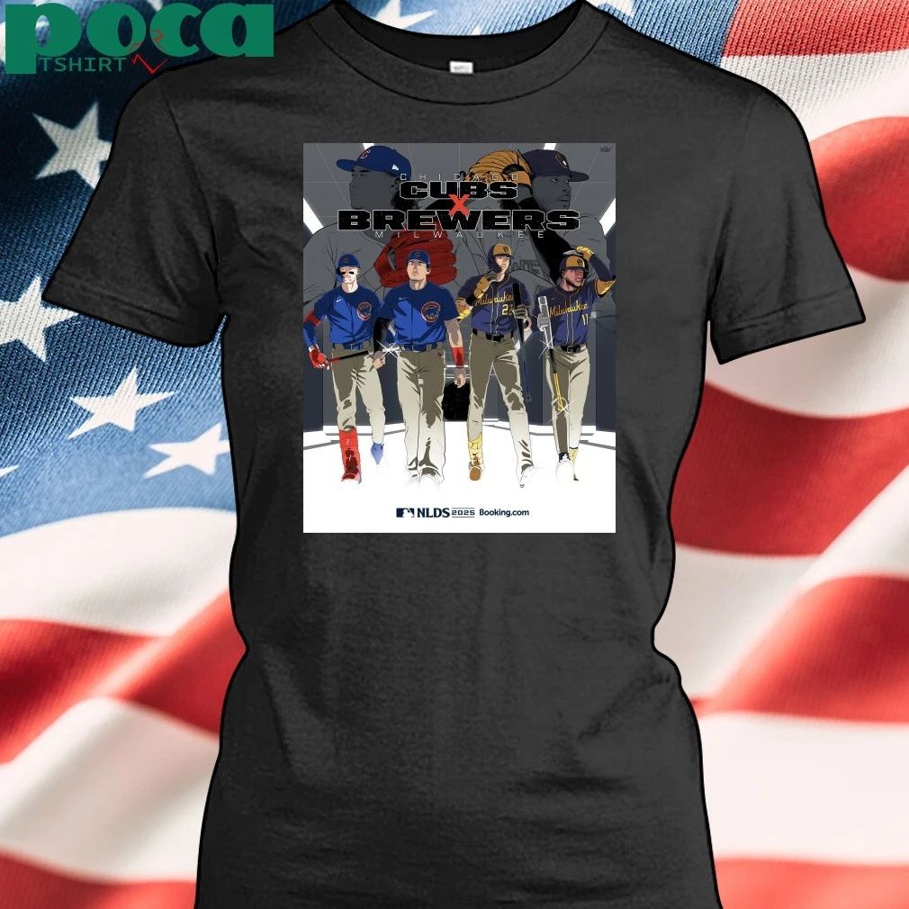 Chicago Cubs Vs Milwaukee Brewers 2025 Mlb National League Division Series Art shirt
