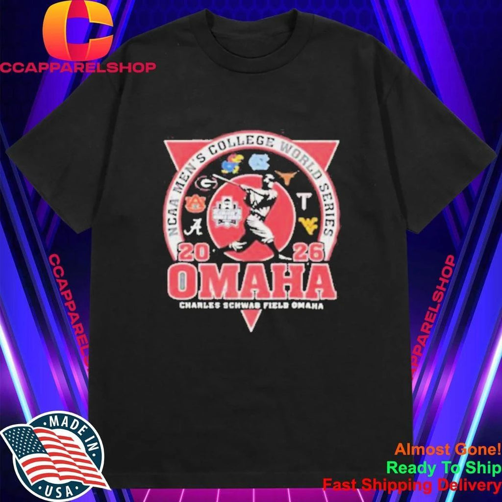 Texas Longhorns 2026 Baseball College World Series 8 Team Good Angle Shirt