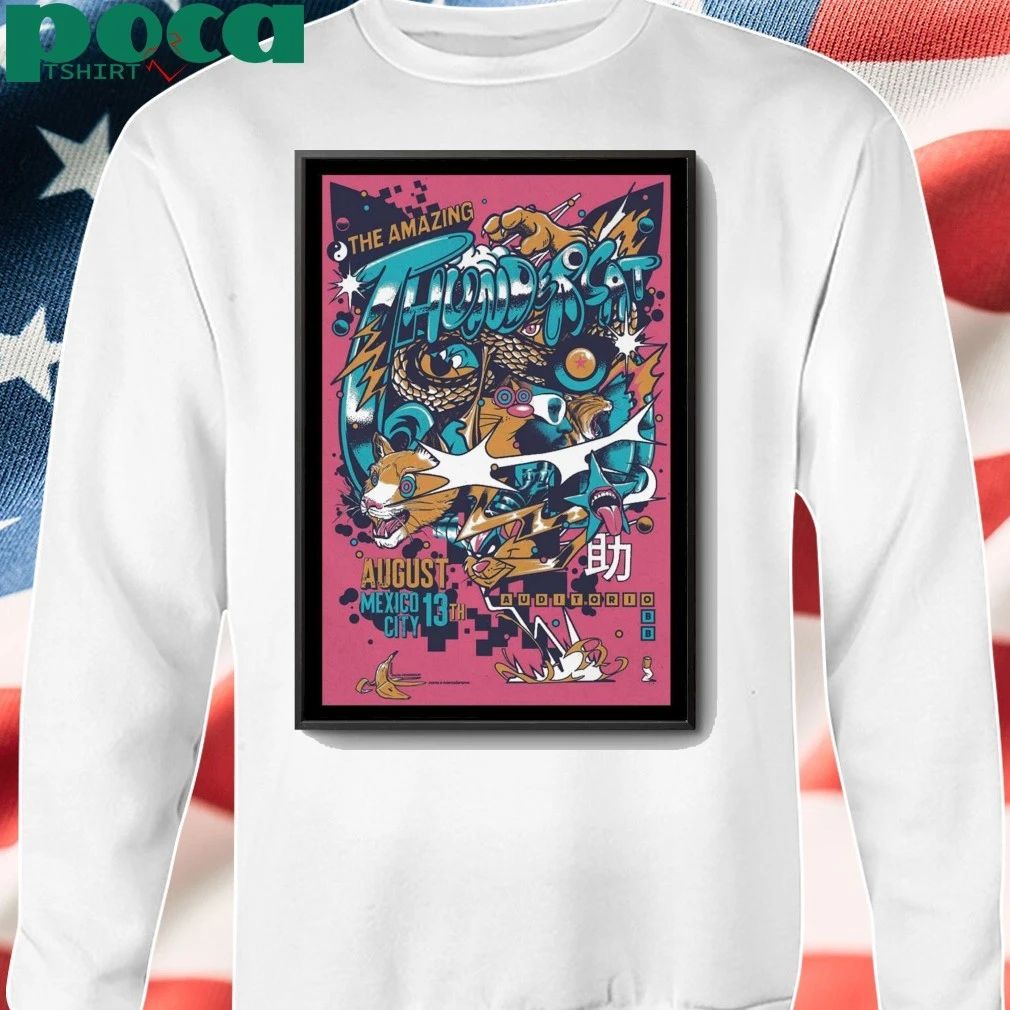 Thundercat August 13, 2025 Auditorio BB, Mexico City, Mexico Poster shirt