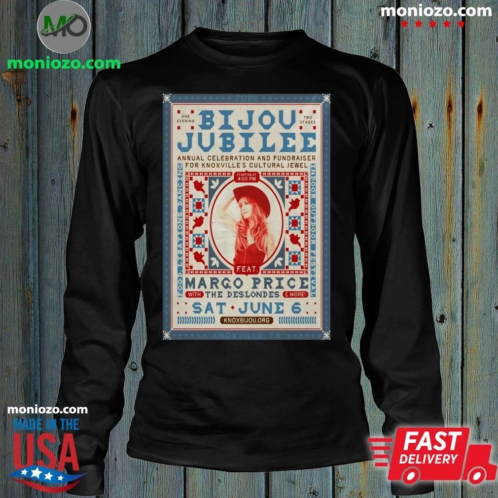 Original Margo Price Bijou Theatre In Knoxville TN June 6 2026 Poster Shirt
