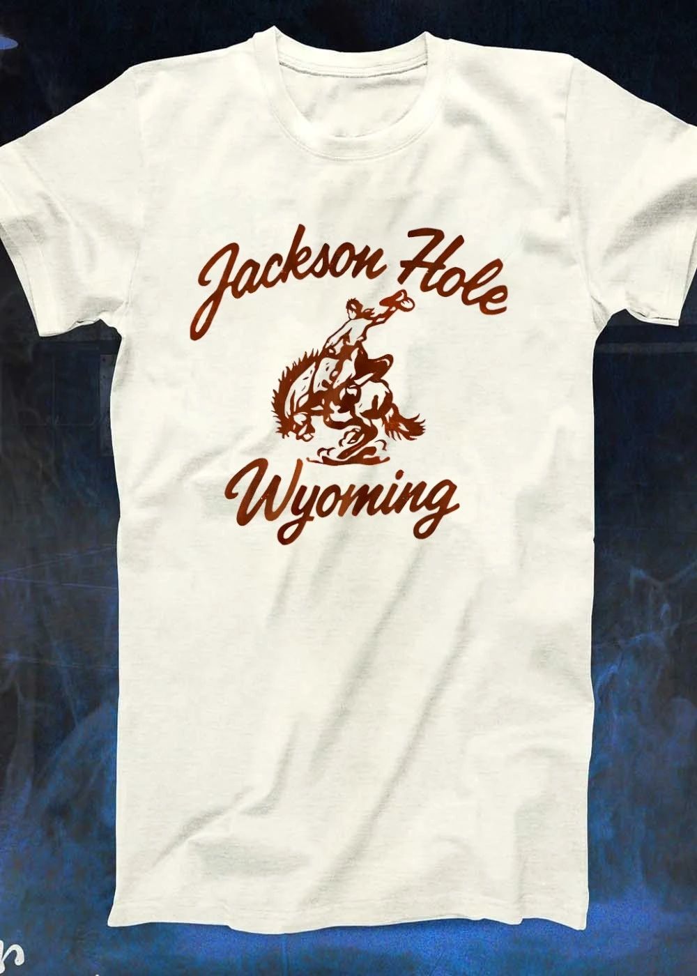 Jackson Hole Wyoming Cowboy Riding Horse shirt