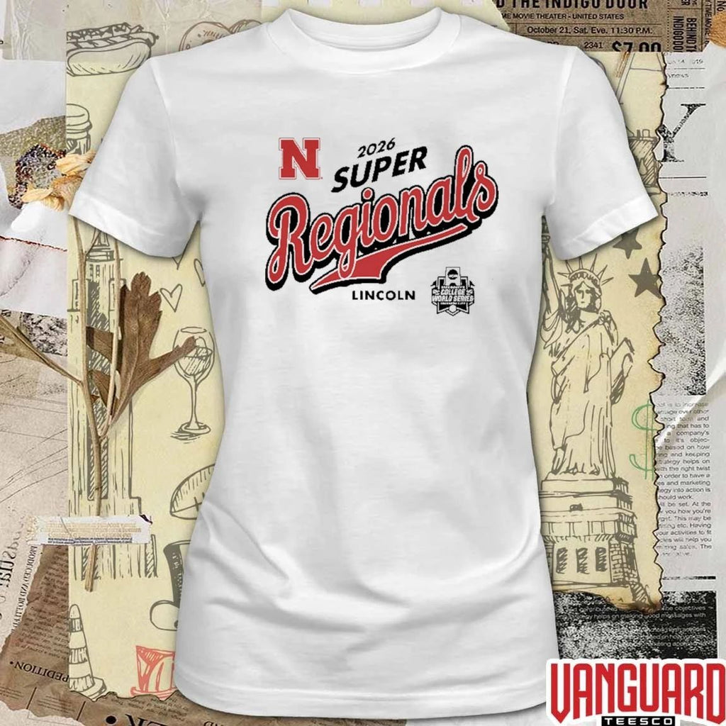 Nebraska Huskers Softball 2026 Lincoln Super Regionals t-shirt