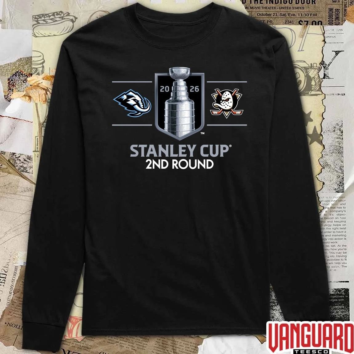 Utah Mammoth vs Anaheim Ducks 2026 NHL Stanley Cup 2ND Round t-shirt