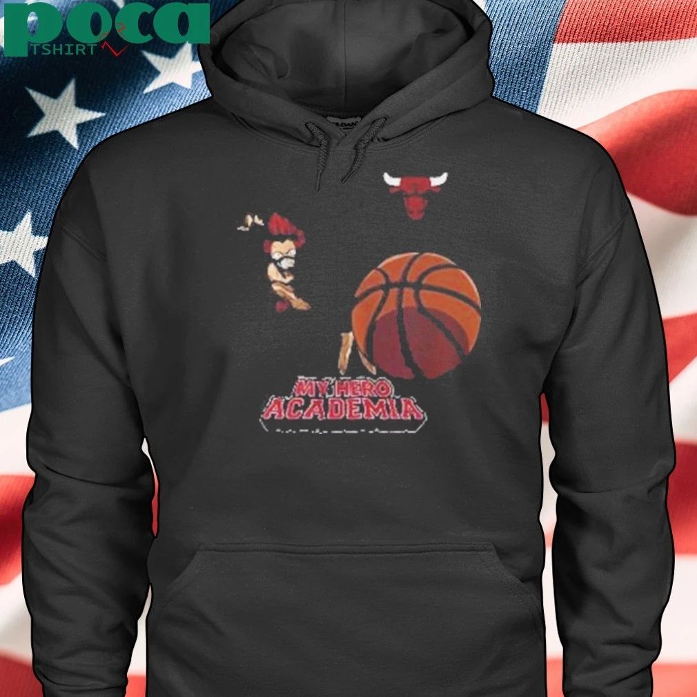 Hyperfly x NBA x My Hero Academia Krishima Chicago Bulls shirt
