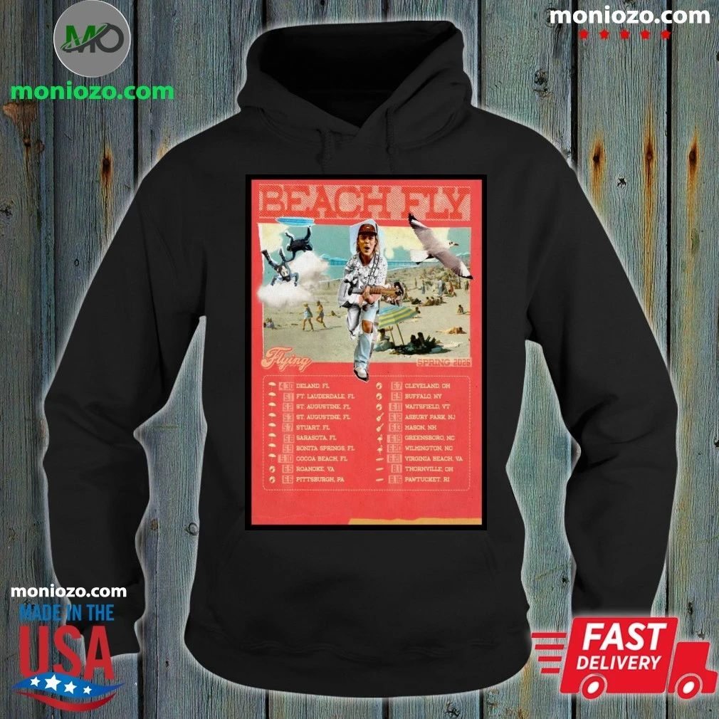 Beach Fly Flying Spring 2026 Shows Poster T-Shirt