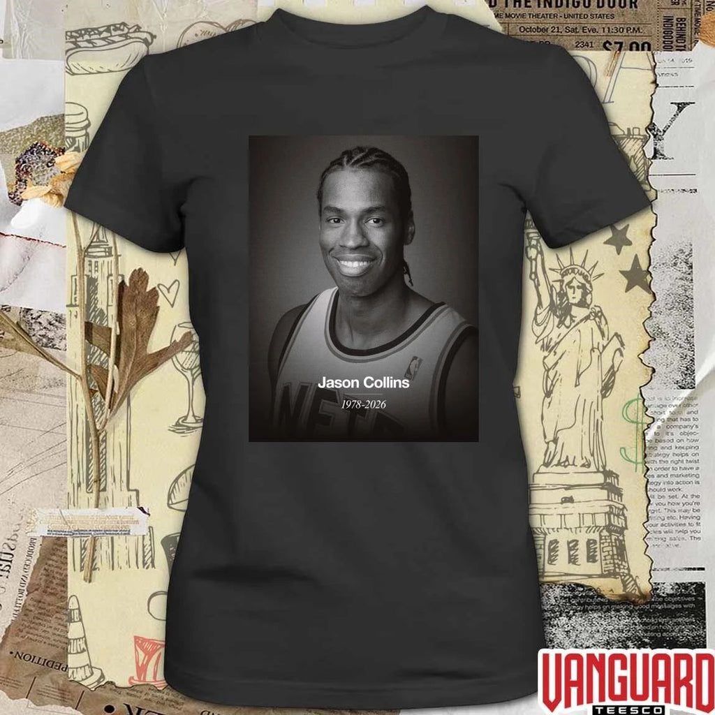 Jason Collins 1978 – 2026 Brooklyn Nets Poster t-shirt