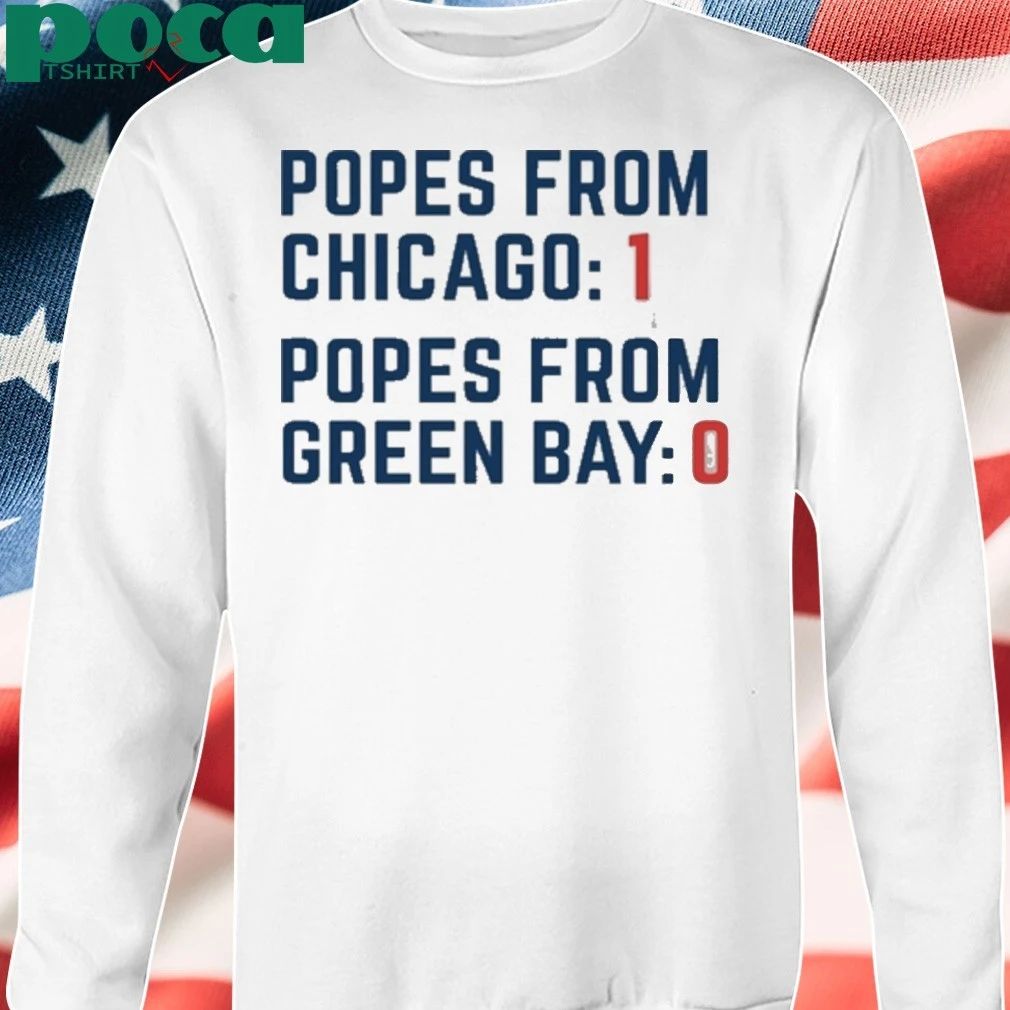 Popes From Chicago Popes From Green Bay Rivalry T-shirt