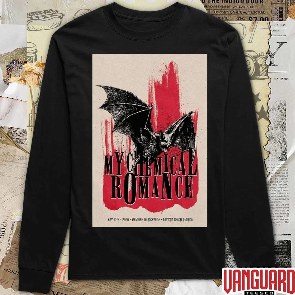 My Chemical Romance Welcome To Rockville Daytona Beach, Florida 2026 Poster t-shirt