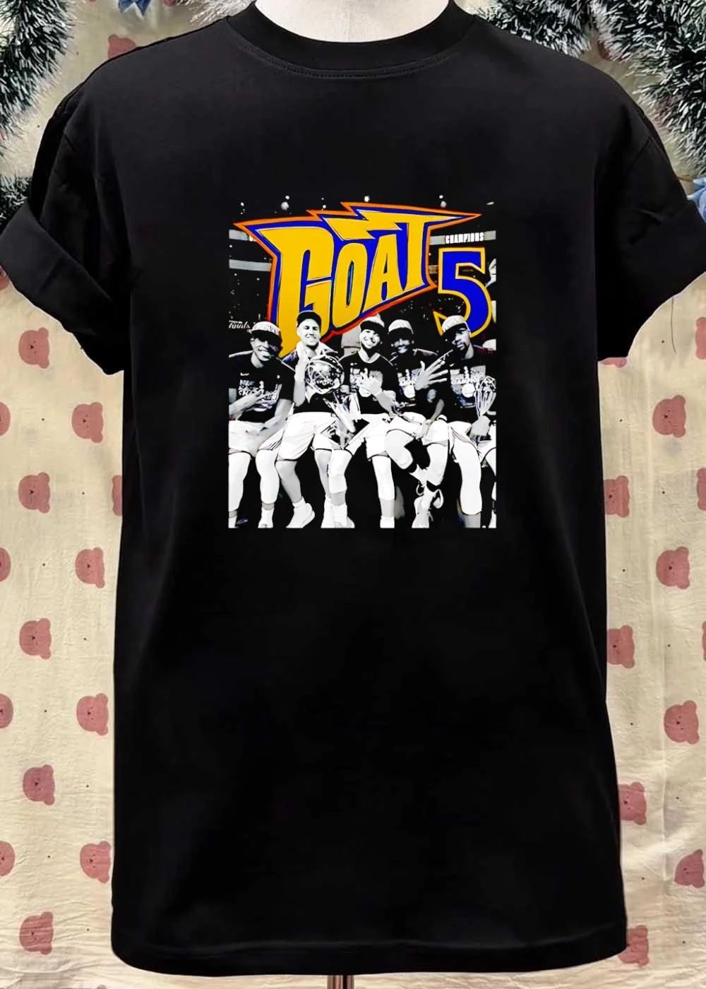 Golden State Warriors 2017 NBA Champions GOAT 5 T-Shirt