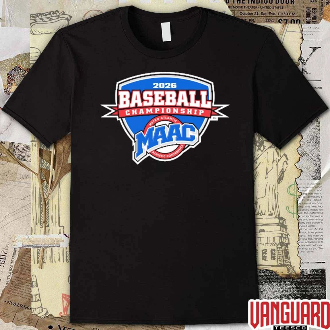 2026 MAAC Metro Atlantic Athletic Conference Baseball Championship Logo t-shirt
