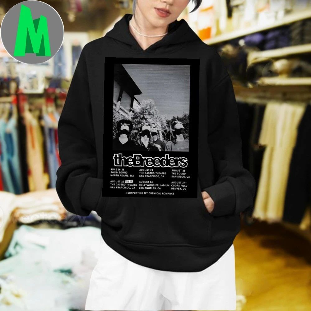 The Breeders August Shows 2026 Poster Shirt