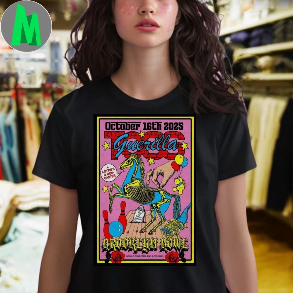 Guerilla Toss Brooklyn Bowl New York October 16 2025 Event Poster Shirt