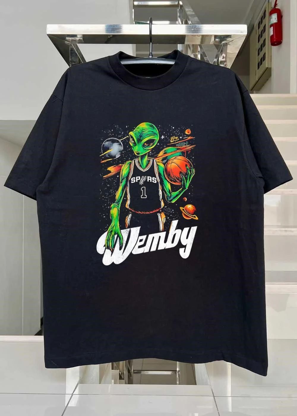 Victor Wembanyama San Antonio Spurs NBA SPURS 1 WEMBY shirt