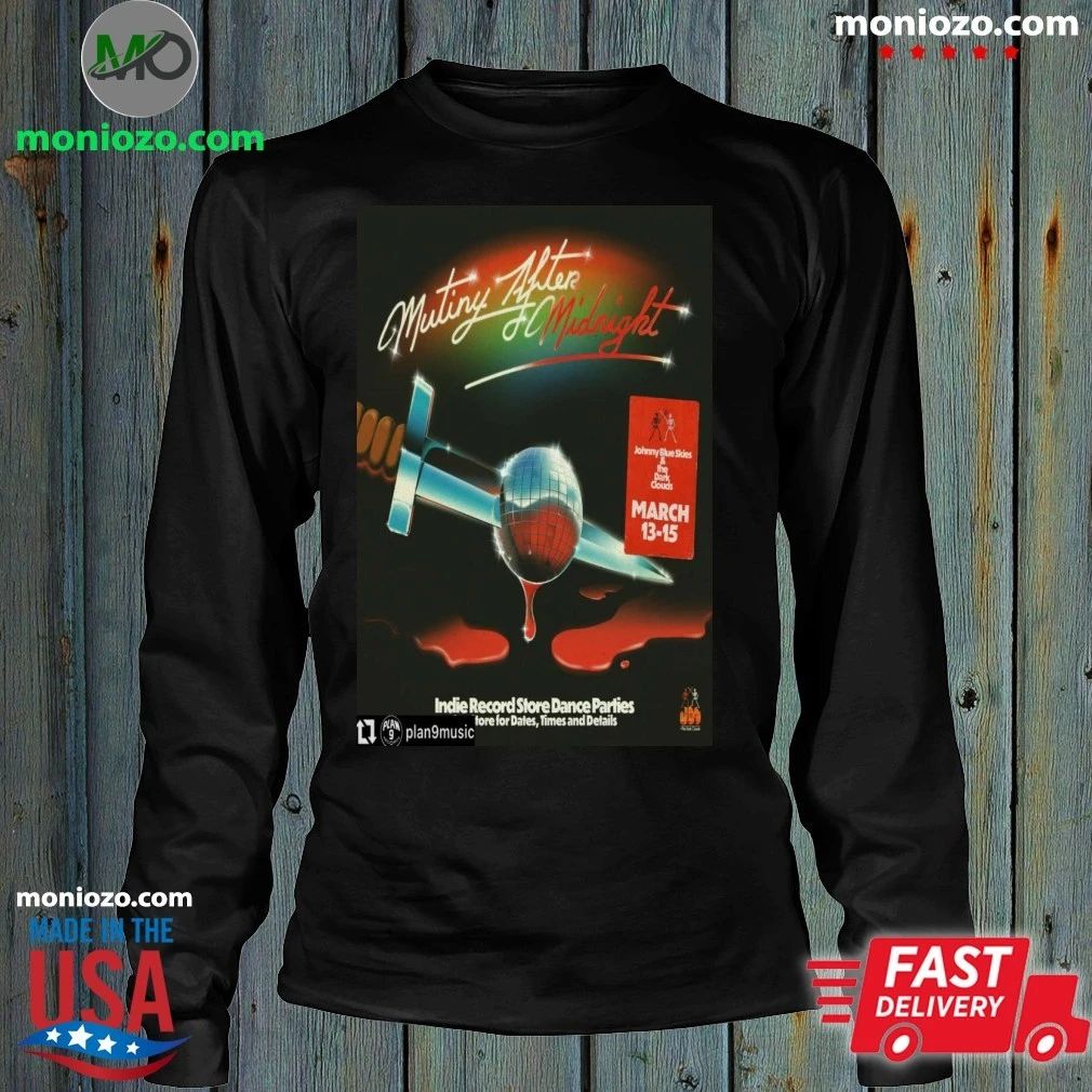 Johnny Blue Skies & The Dark Clouds Poster Mutiny After Midnight Mar 13-15 2026 Shirt