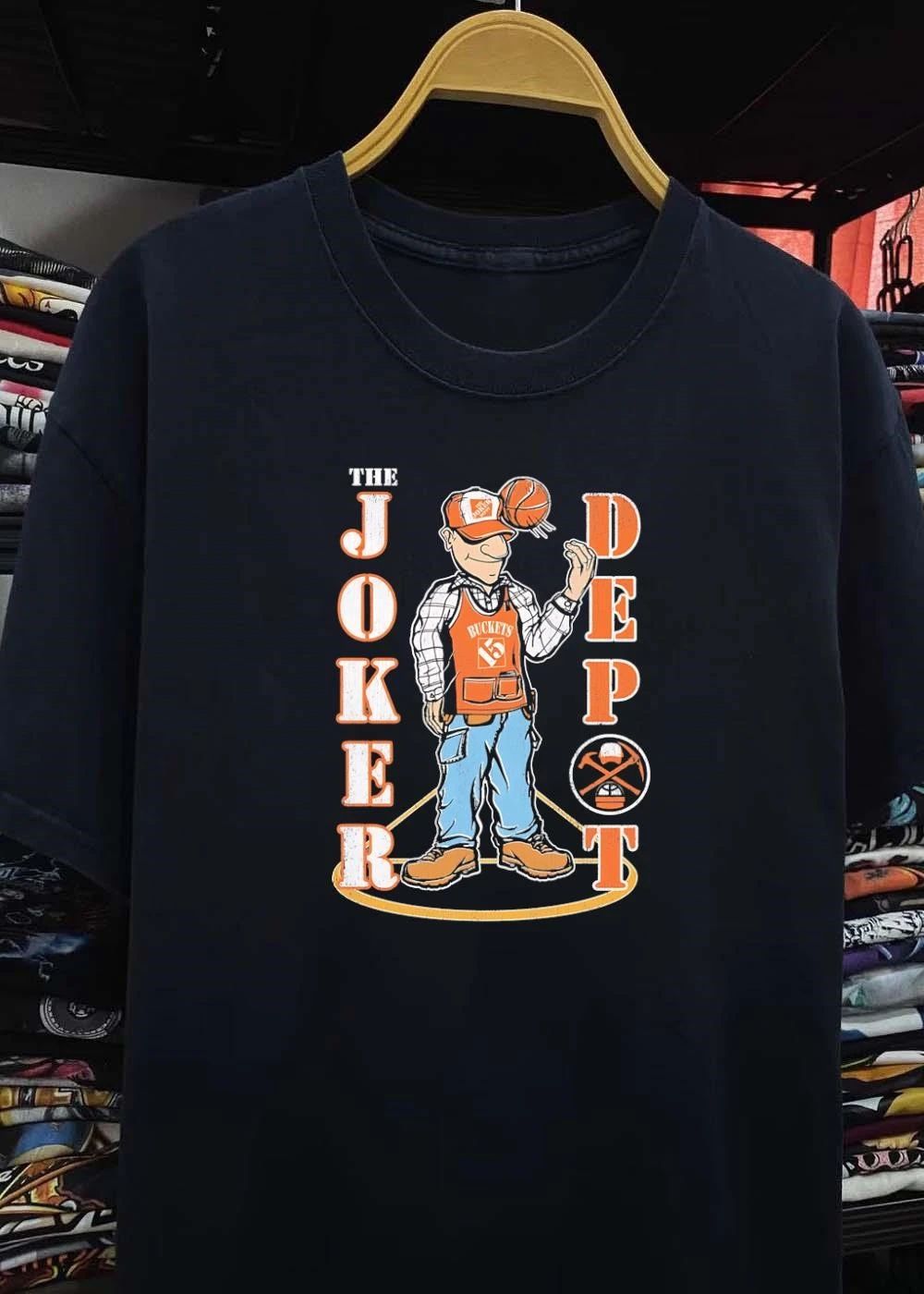 The Joker Depot Basketball Player Building Supplies Funny Graphic T-Shirt