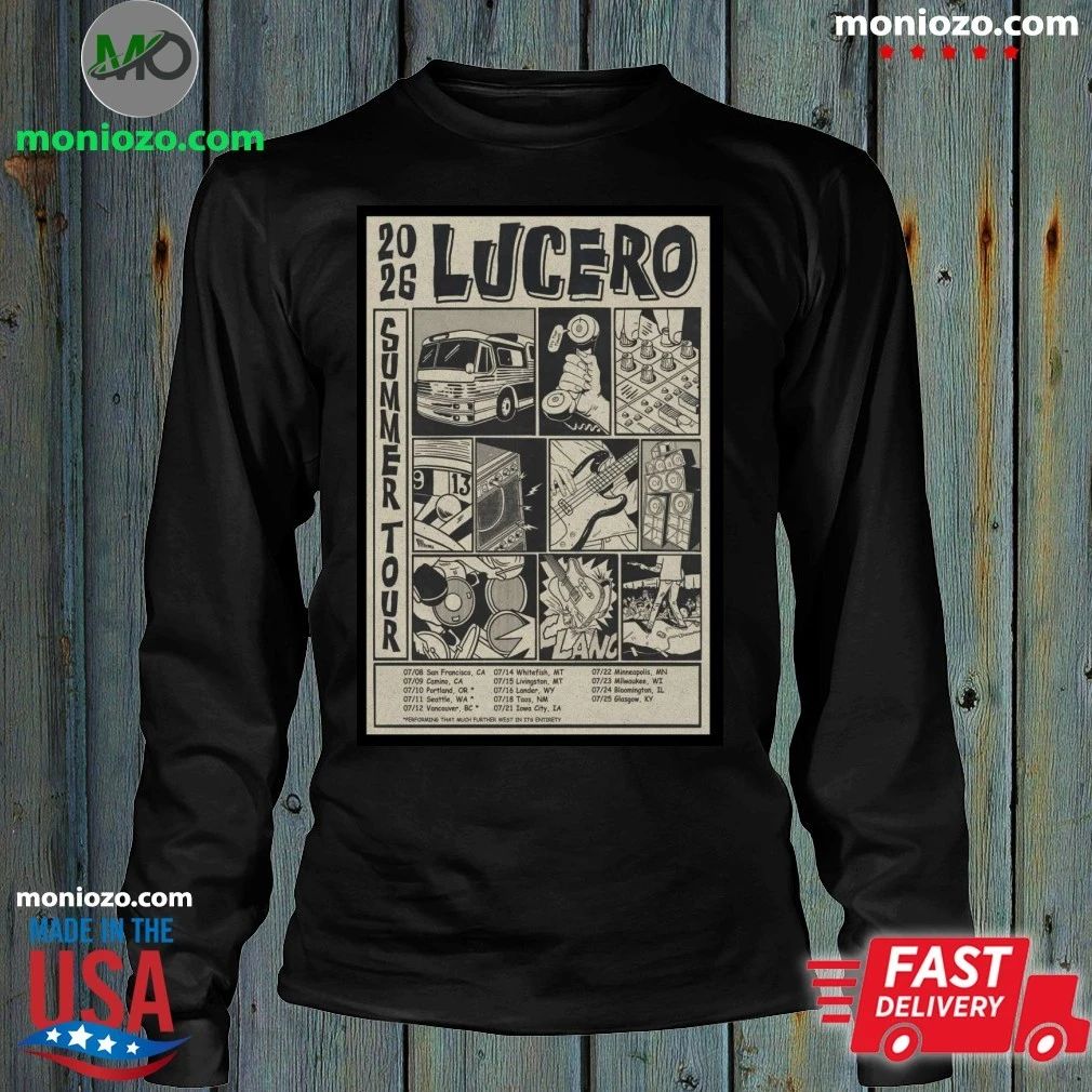 Lucero Music Summer Tour 2026 Poster Shirt