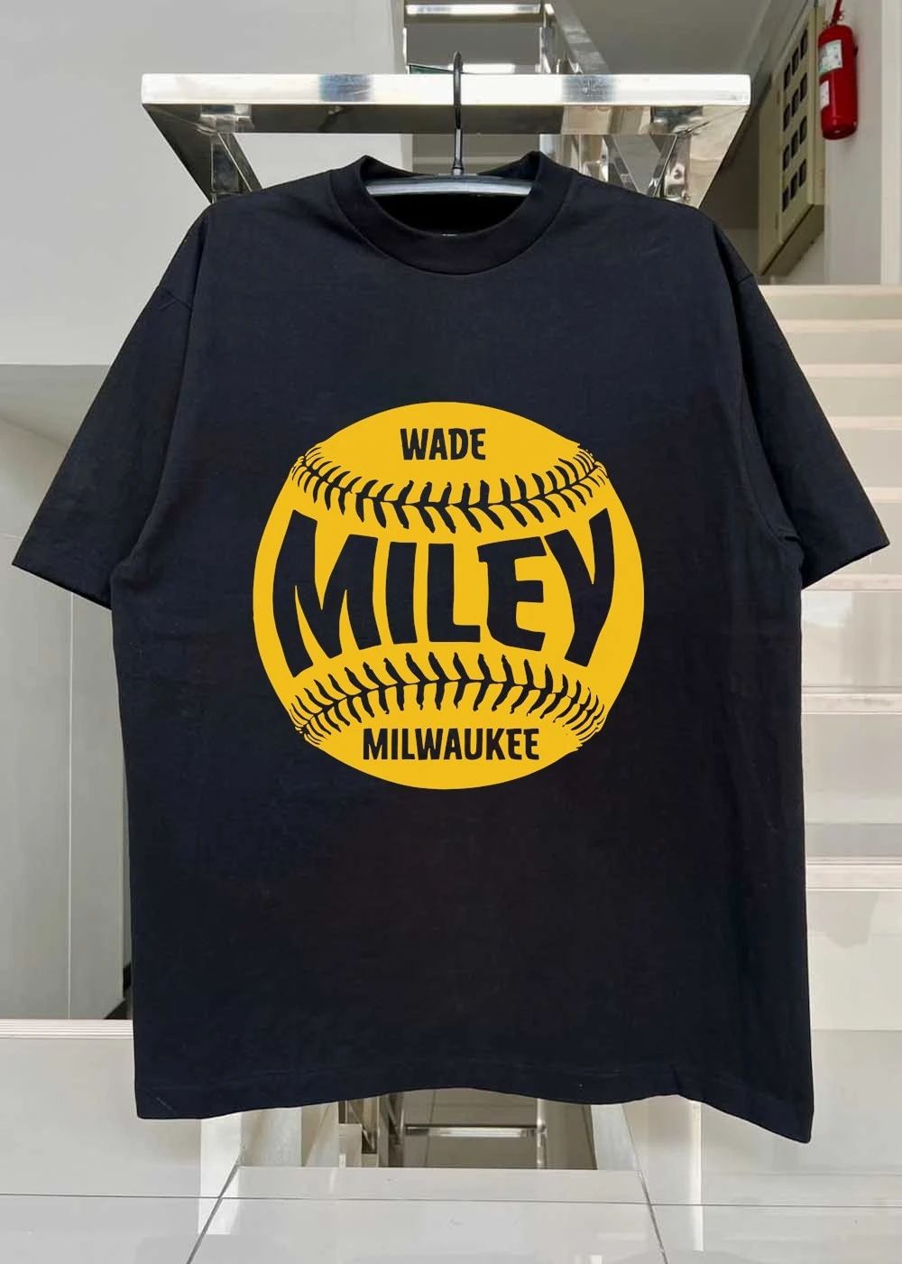 Wade Miley Milwaukee Baseball shirt