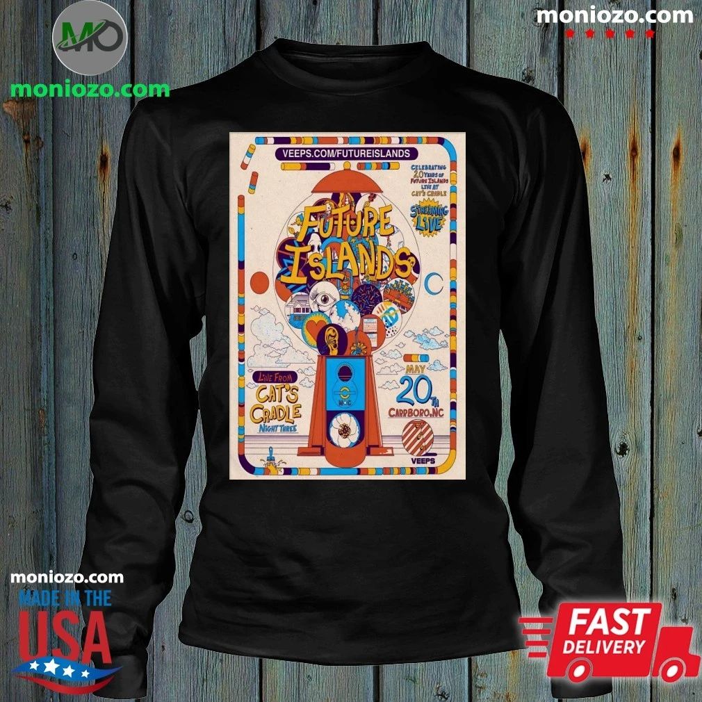 Original Future Islands In Carrboro NC On May 20 2026 Poster Shirt