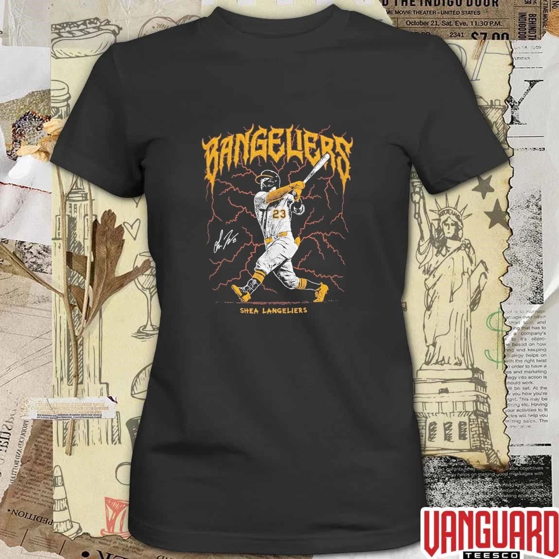Jacob Wilson Shea Langeliers Bangeliers Athletics MLB Signature t-shirt