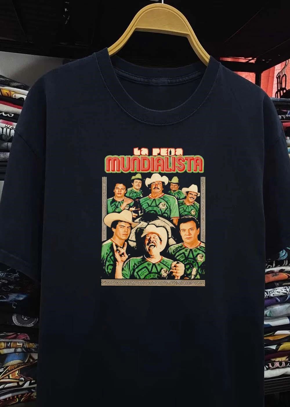 La Peda Mundialista Group Drinking Football Fan T-Shirt