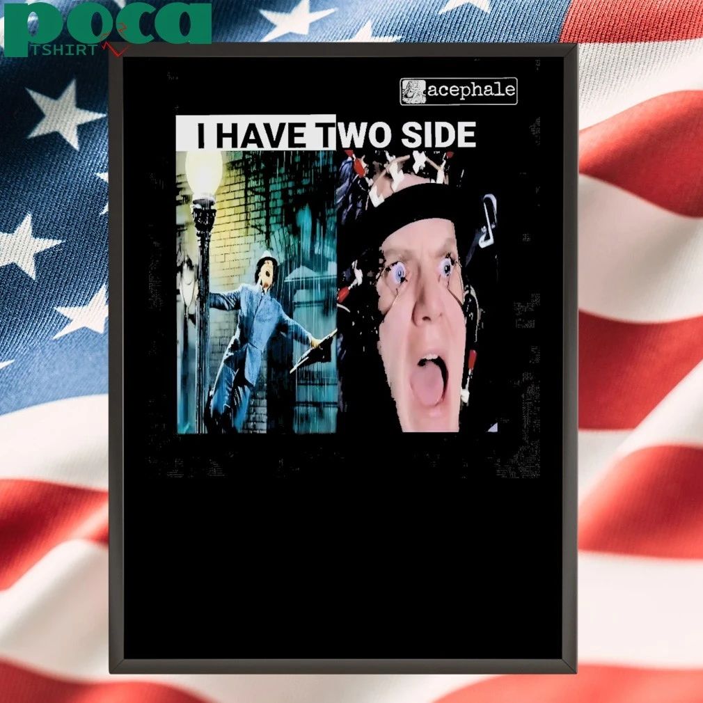 I Have Two Side Singing in the Rain x A Clockwork Orange Collage Parody Shirt