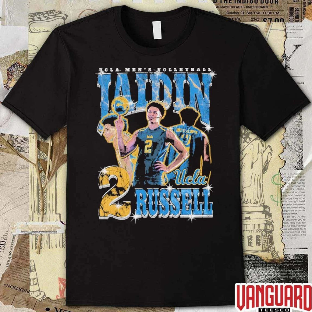 Jaidin Russell UCLA Bruins Pop Up Shop Now Volleyball 90’s graphic t-shirt