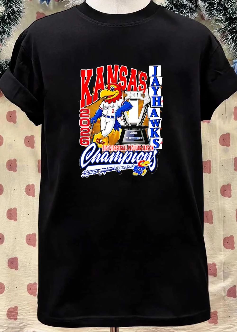 Kansas Jayhawks 2026 Big 12 Baseball Regular Season Champions Kansas Jayhawks shirt