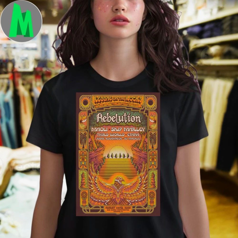 Original Rebelution Red Rocks Morrison Co Aug 22 2026 Poster Shirt