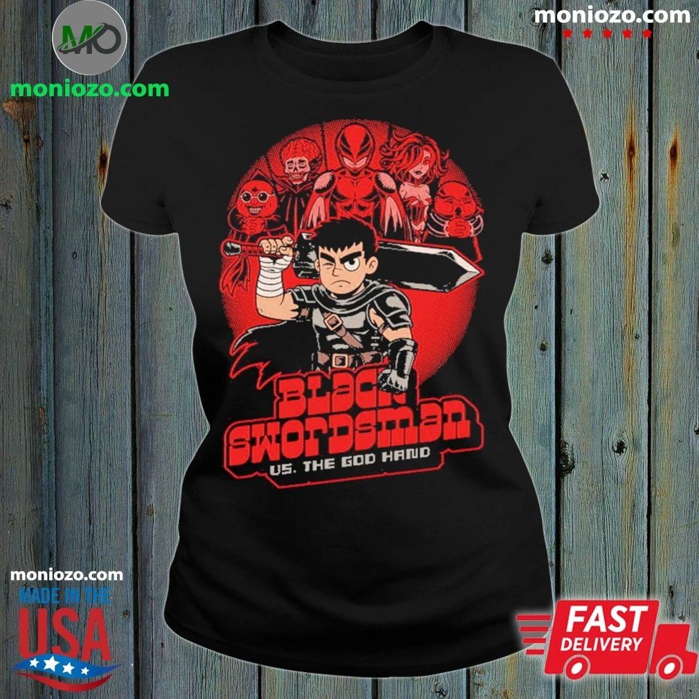 Original Manga Warrior Enemies Us The God Hand T-Shirt