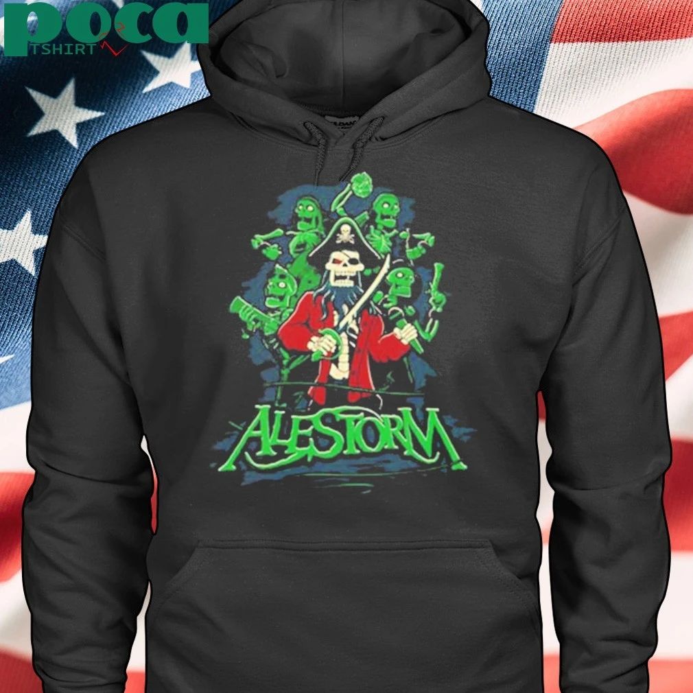 Alestorm Killed to Death By Piracy Thunderfisting America 2025 Tour Shirt