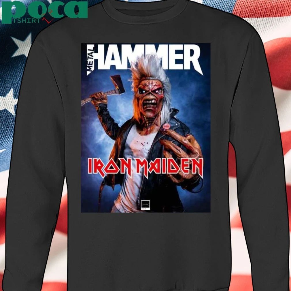 Iron Maiden X Metal Hammer New Issue 405 Premium Celebrates Iron Maiden 50th Birthday Home Decor Poster T-shirt