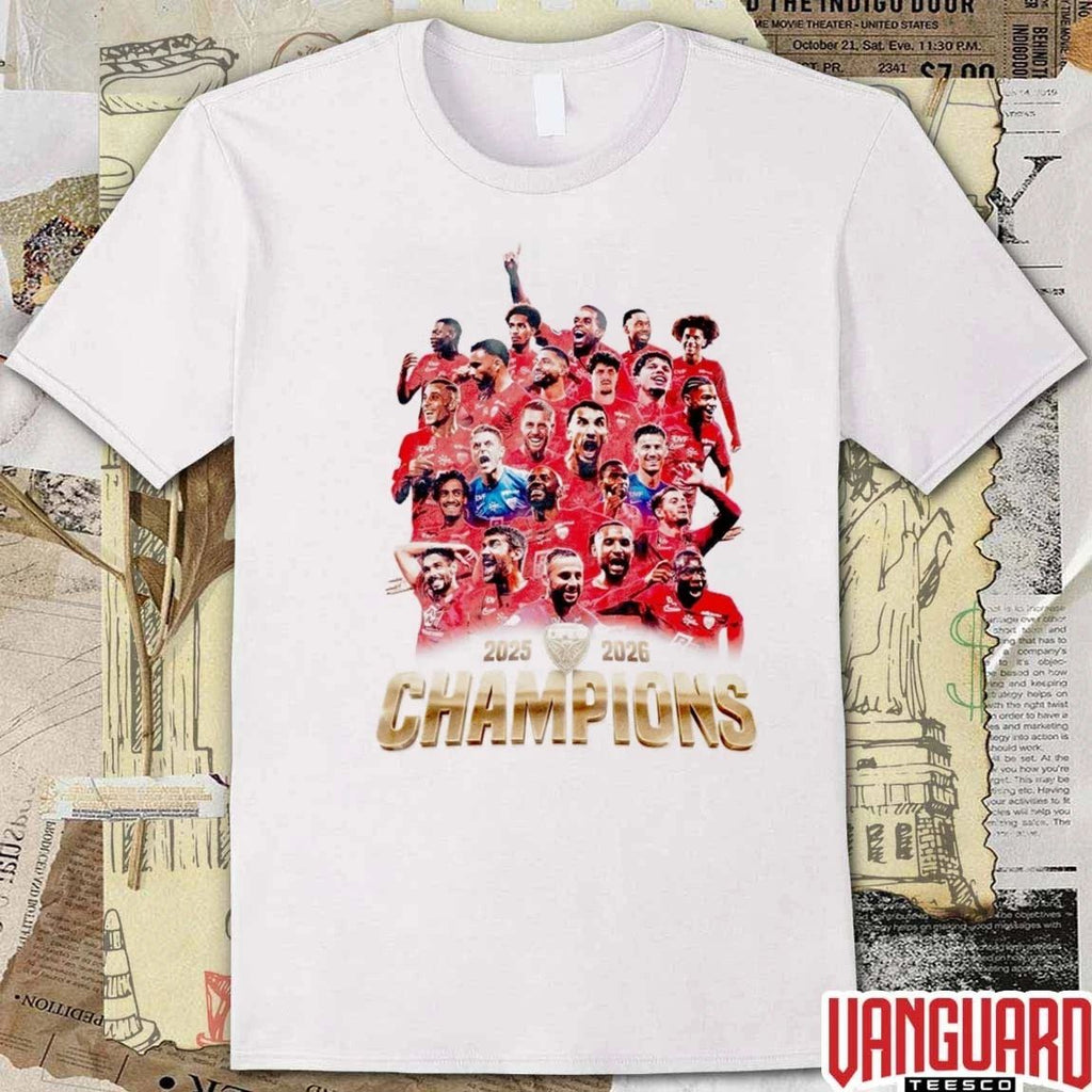 Dijon FCO Football Club Pop Up Shop Tees 2025-26 Champions Season t-shirt