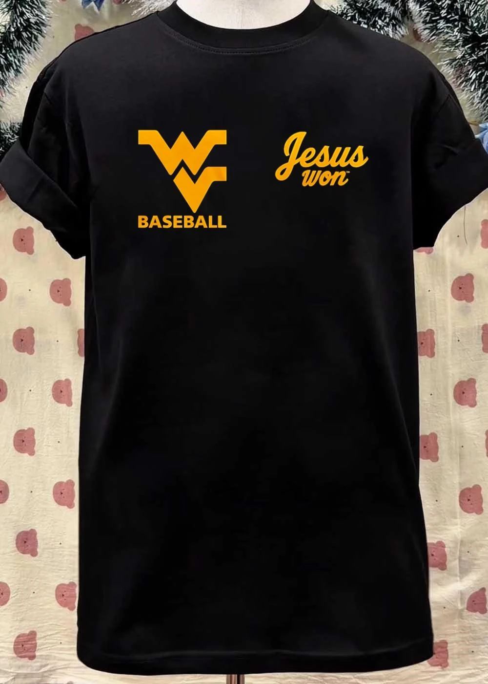 Jesus Won WV Baseball T-Shirt
