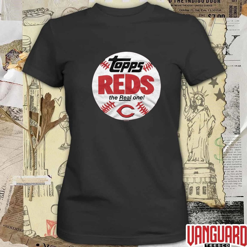 Cincinnati Reds MLB 2026 x Topps Baseball The Real One t-shirt
