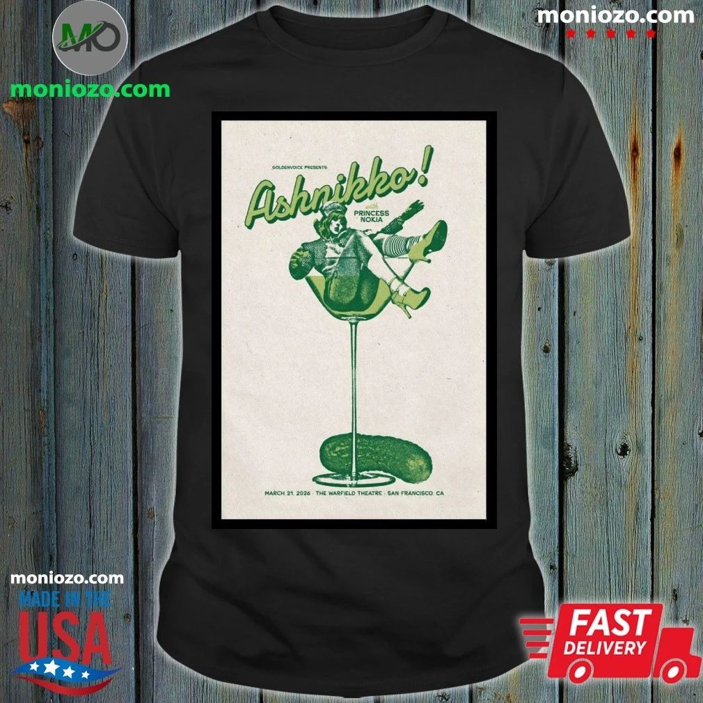 Ashnikko San Francisco CA 3 21 2026 Poster Shirt