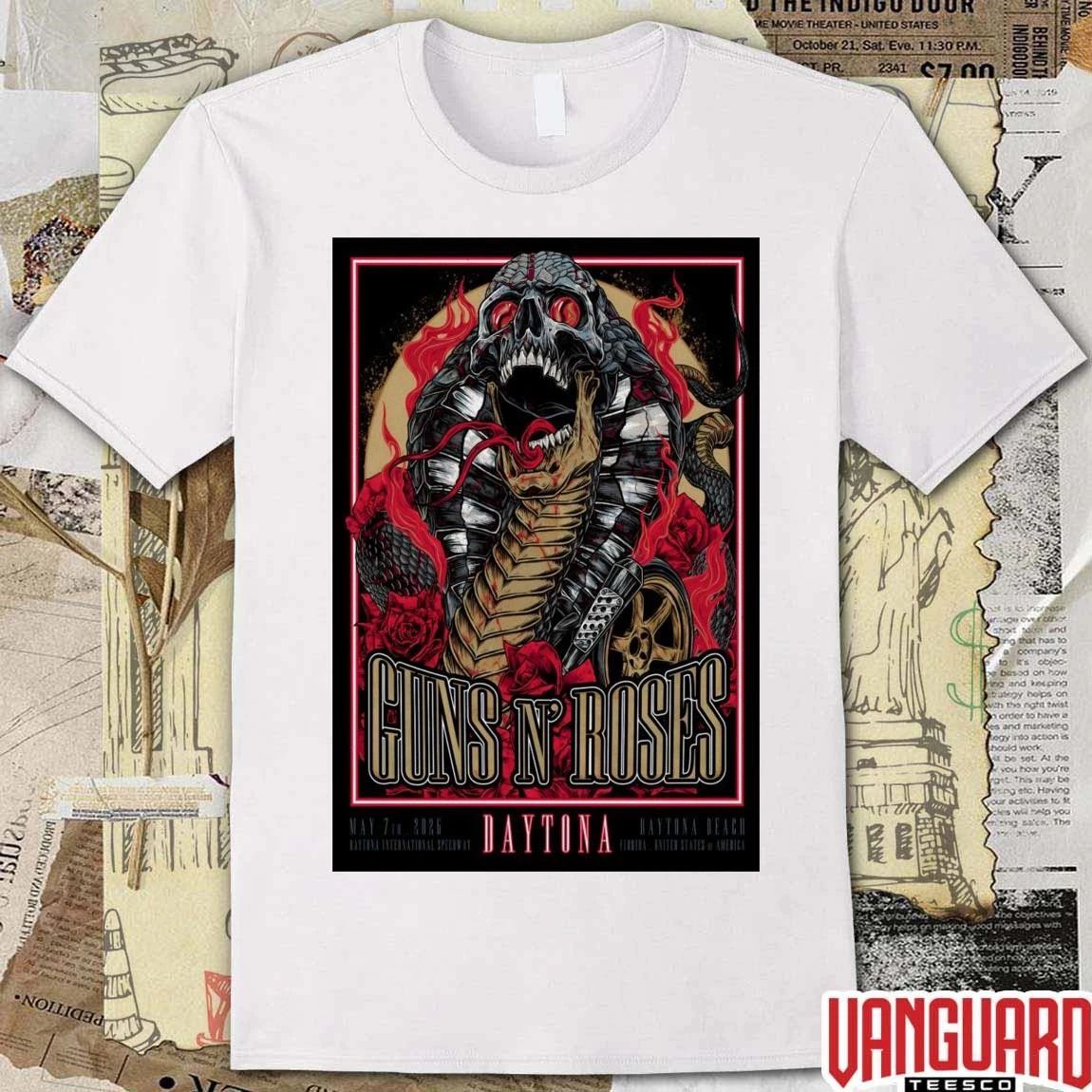 Guns N’ Roses Daytona Beach FL May 7 2026 Welcome to Rockville Poster t-shirt