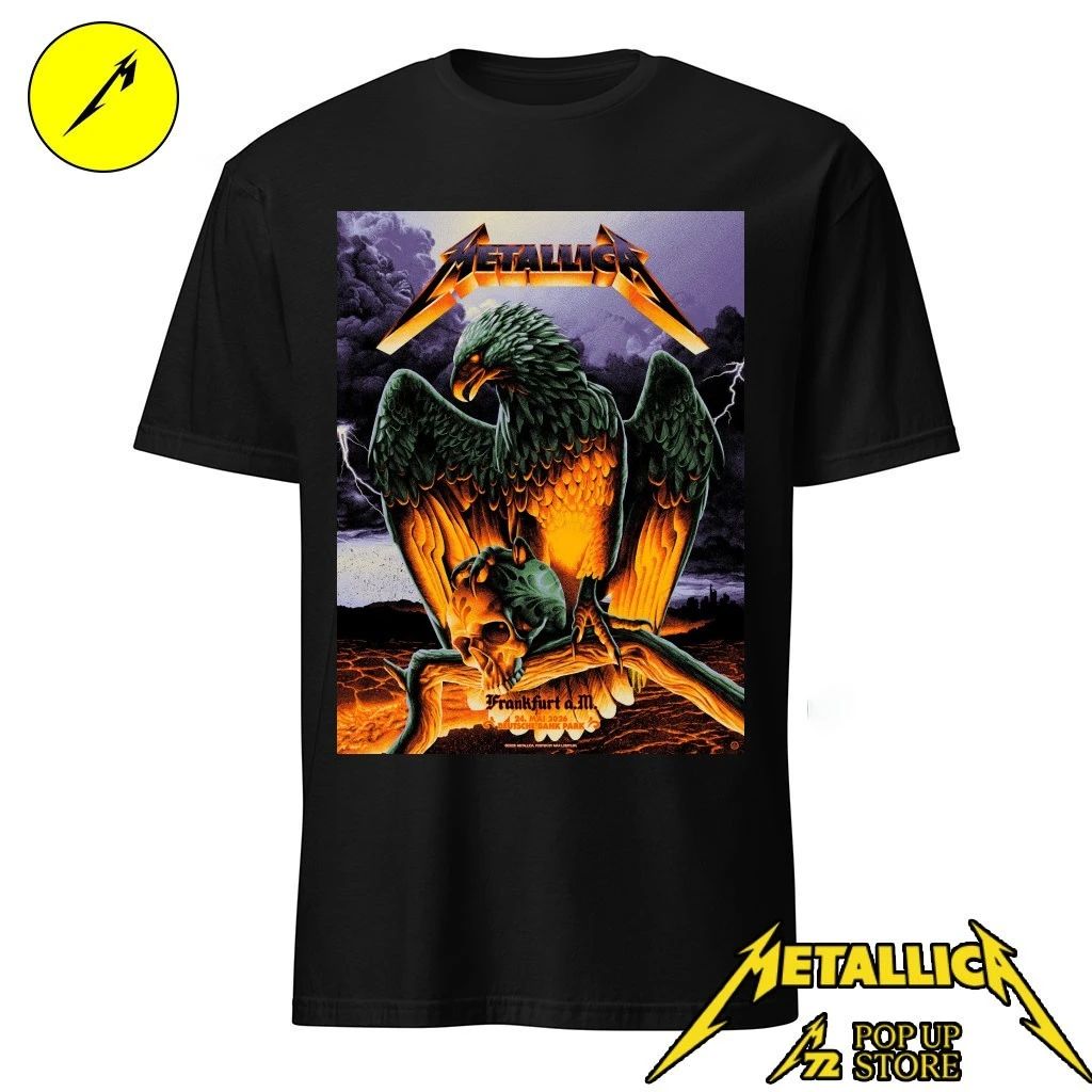 Metallica M72 Frankfurt Limited Poster Edition Night 2 At Deutsche Bank Park In Frankfurt DE On May 24 2026 Hellfire Eagle Shirt