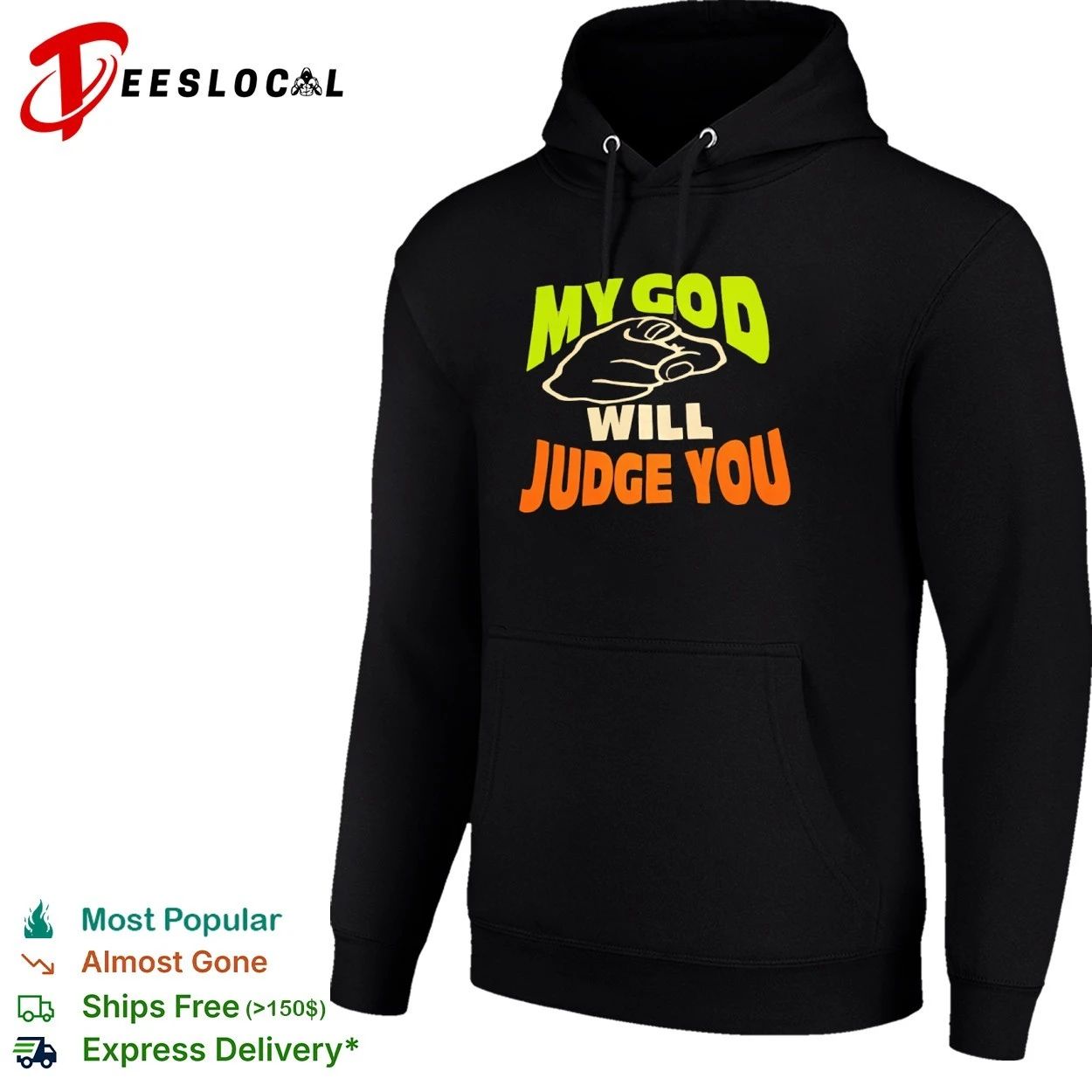 My God Will Judge You religious faith T-shirt