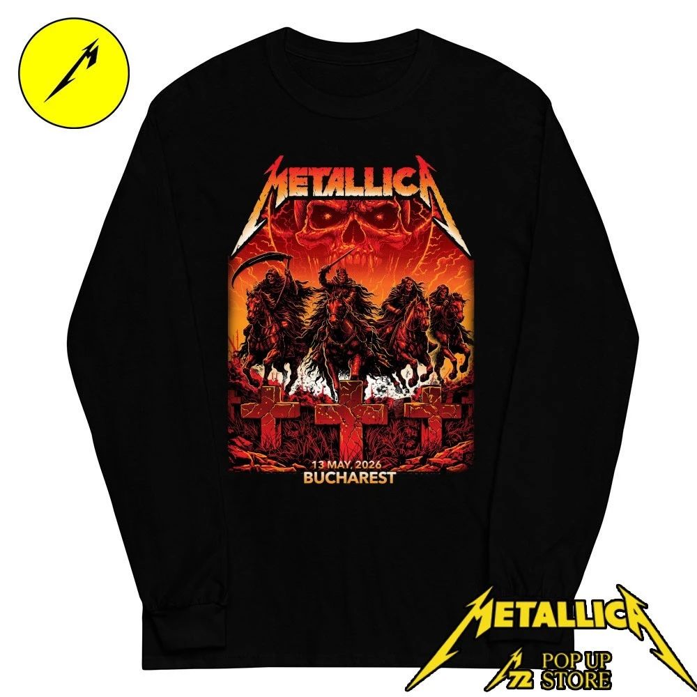 Metallica M72 Bucharest For Arena Națională in Bucharest Romania on May 13 2026 T-Shirt