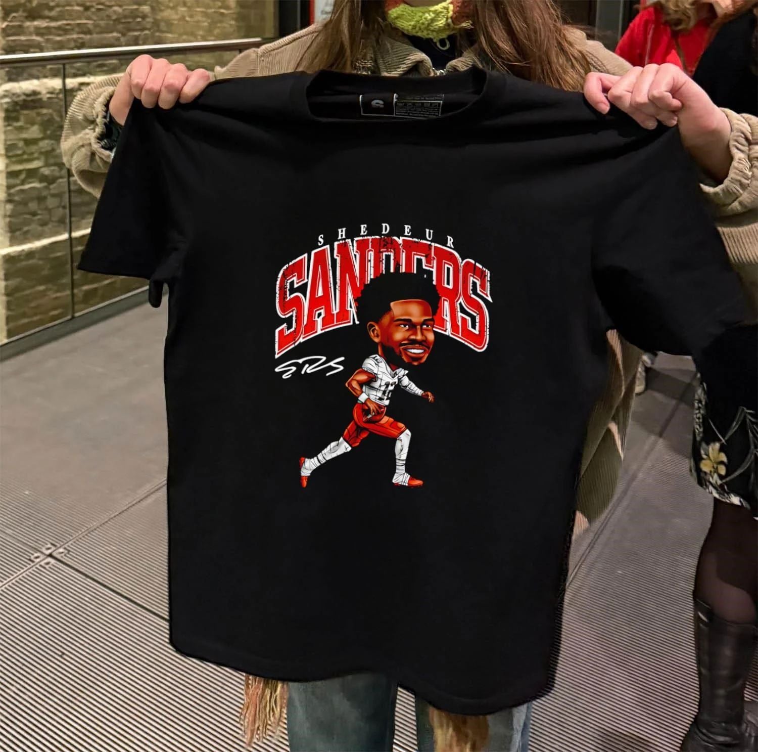Shedeur Sanders Cleveland Cartoon funny shirt