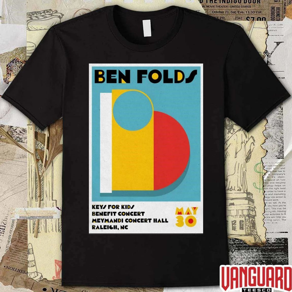 Ben Folds Keys For Kids Benefit Concert Meymandi Concert Hall Raleigh NC Tour On May 30 2026 Poster t-shirt